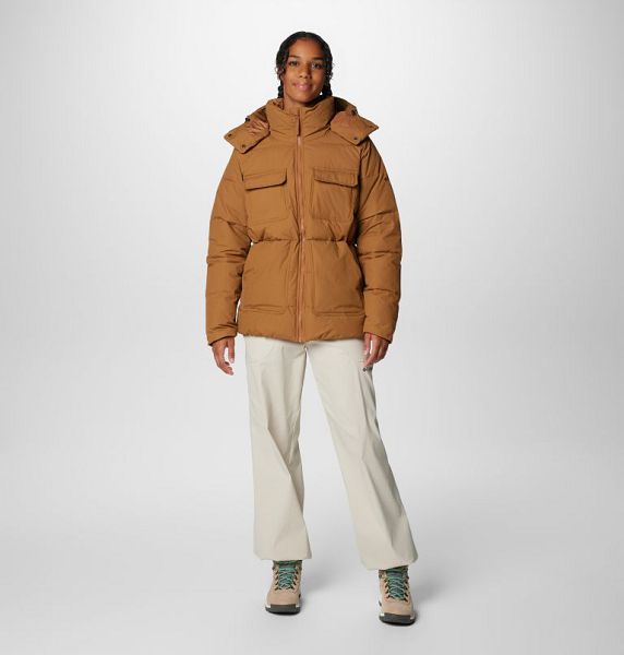 Women Columbia Longhorn Ridge™ Puffer Jacket Brown | US-IOKBFX-923