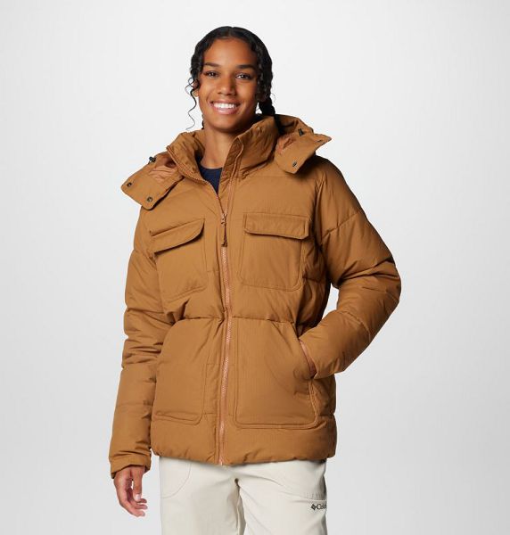 Women Columbia Longhorn Ridge™ Puffer Jacket Brown | US-IOKBFX-923