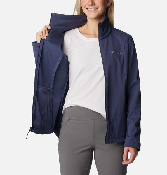 Women Columbia Malta Springs™ Softshell Hiking Jackets Navy | US-THKNDP-780