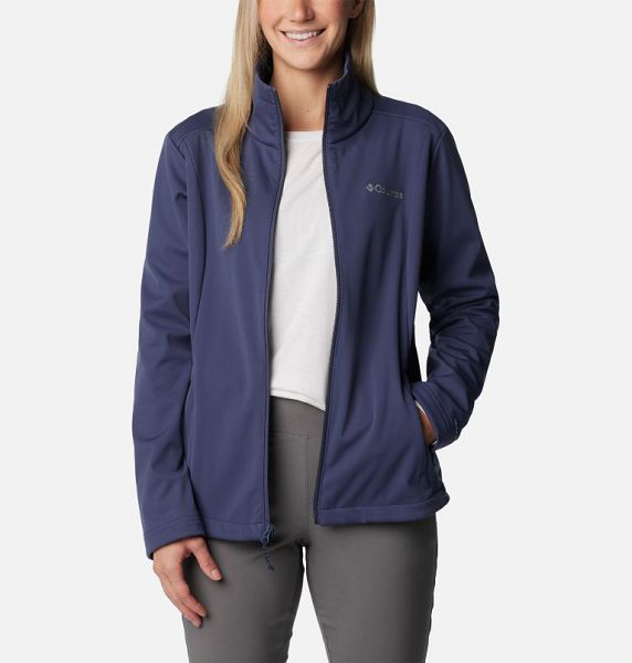 Women Columbia Malta Springs™ Softshell Hiking Jackets Navy | US-THKNDP-780