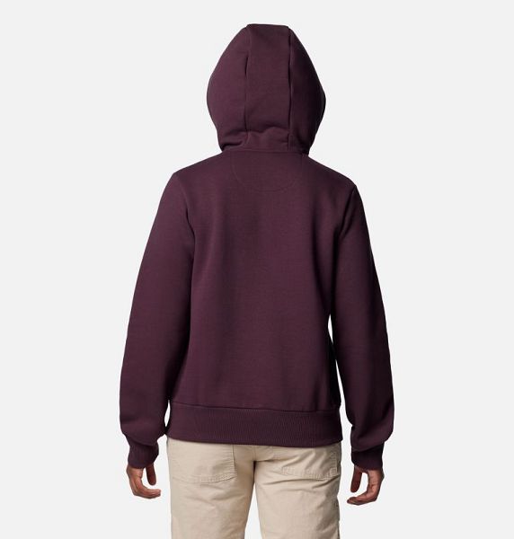 Women Columbia Marble Canyon™ Heavyweight Hoodie Burgundy | US-QXDVZG-157