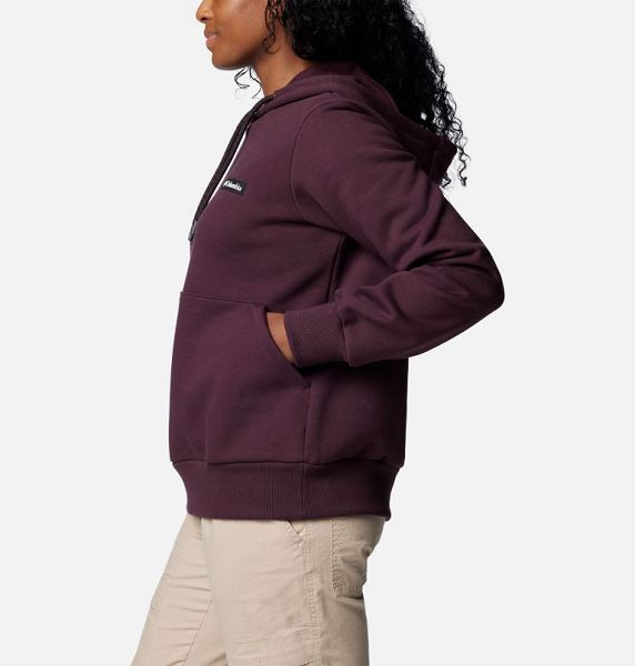 Women Columbia Marble Canyon™ Heavyweight Hoodie Burgundy | US-QXDVZG-157