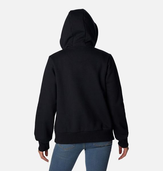 Women Columbia Marble Canyon™ Heavyweight Hoodie Black | US-SGORXK-345