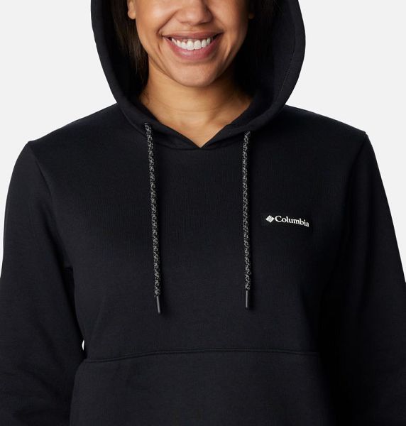 Women Columbia Marble Canyon™ Heavyweight Hoodie Black | US-SGORXK-345