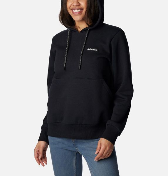 Women Columbia Marble Canyon™ Heavyweight Hoodie Black | US-SGORXK-345