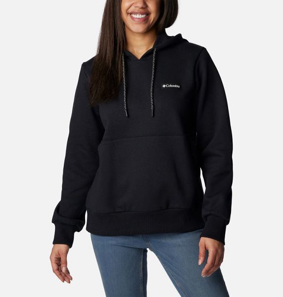 Women Columbia Marble Canyon™ Heavyweight Hoodie Black | US-YRFATI-580