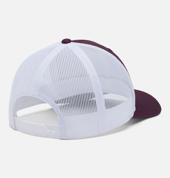 Women Columbia Mesh™ Snap Back Hats Burgundy / White | US-JEYULW-391