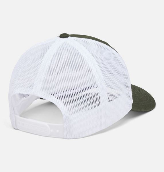 Women Columbia Mesh™ Snap Back Hats Green / White | US-LXFQMB-690