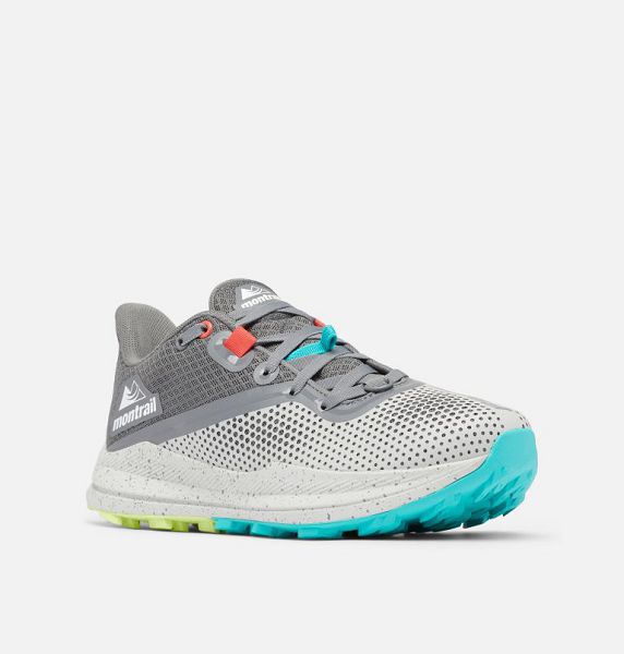 Women Columbia Montrail™ Trinity™ FKT Trail Running Shoes Grey / Light Turquoise | US-AOXSKT-134