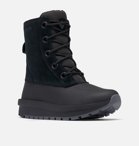 Women Columbia Moritza Shield™ II Omni-Heat™ Waterproof Snow Boots Black / Deep Grey | US-IUDGHZ-198