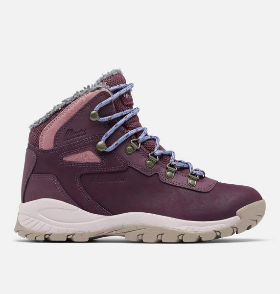 Women Columbia Newton Ridge™ III Omni-Heat™ Waterproof Winter Hiking Boots Burgundy | US-DYXBAP-893