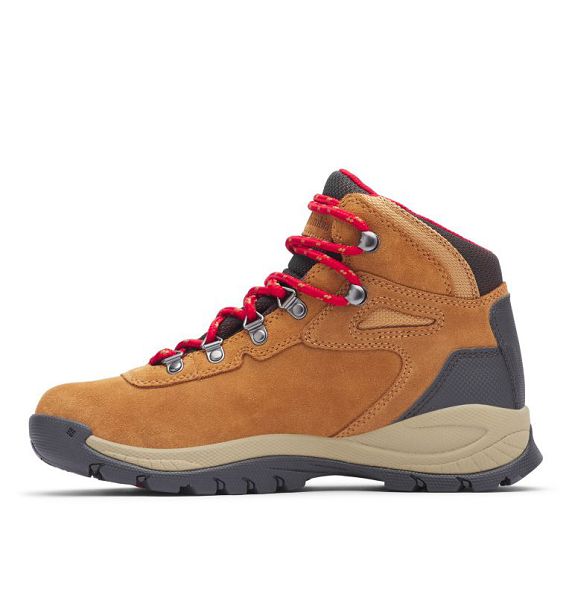 Women Columbia Newton Ridge™ Plus Waterproof Amped Hiking Boots Blue / Red | US-OBFSJM-794