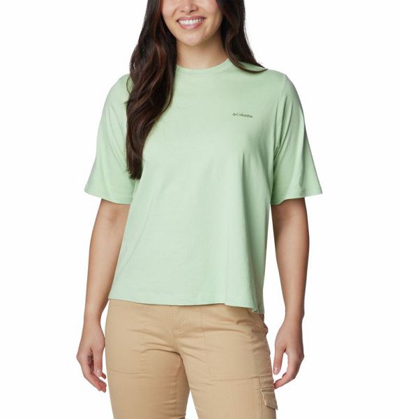 Women Columbia North Cascades™ Graphic T-Shirt Olive | US-ACPYFW-457