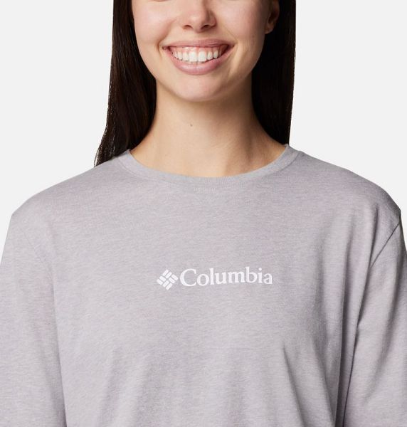 Women Columbia North Cascades™ Long Sleeve T-Shirt Grey | US-NQGASW-073