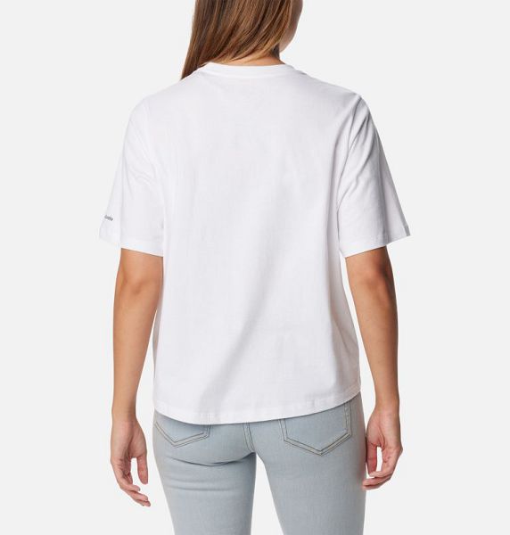 Women Columbia North Cascades™ Relaxed T-Shirt White | US-XUMQLA-907