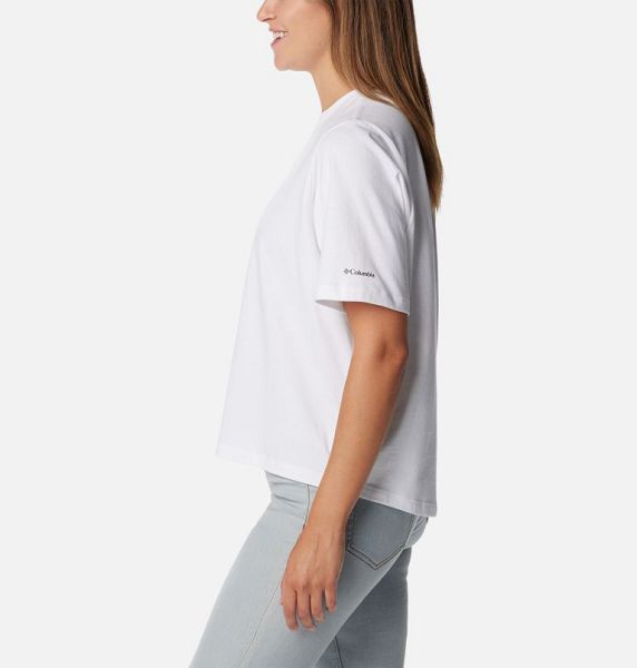 Women Columbia North Cascades™ Relaxed T-Shirt White | US-XUMQLA-907