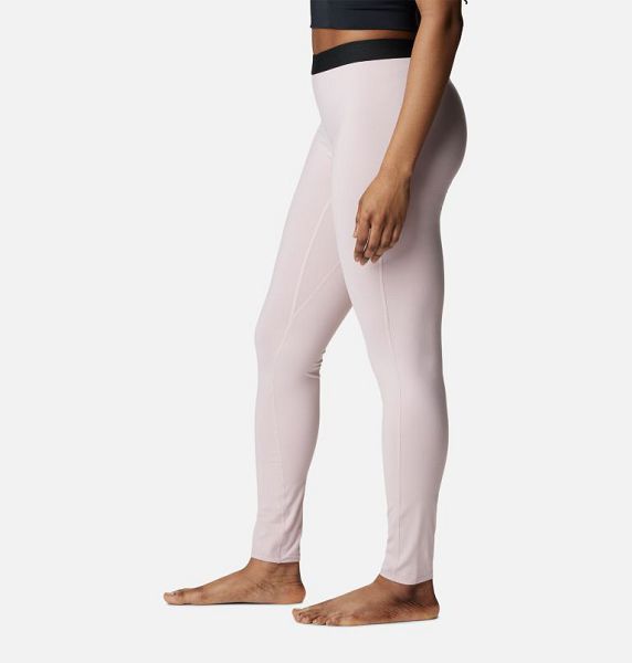 Women Columbia Omni-Heat™ Midweight Base Layer Pants Pink | US-WHPMFR-850