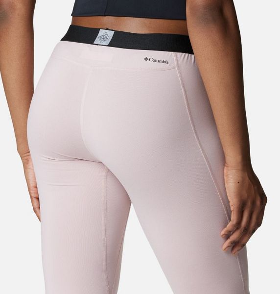 Women Columbia Omni-Heat™ Midweight Base Layer Pants Pink | US-WHPMFR-850