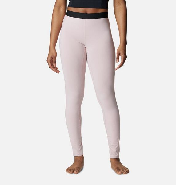 Women Columbia Omni-Heat™ Midweight Base Layer Pants Pink | US-WHPMFR-850