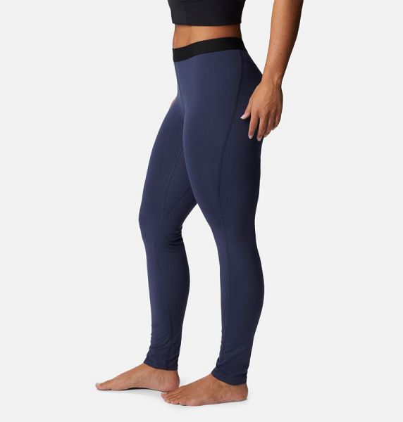 Women Columbia Omni-Heat™ Midweight Base Layer Pants Navy | US-XTGIHR-421