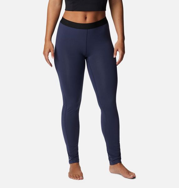 Women Columbia Omni-Heat™ Midweight Base Layer Pants Navy | US-XTGIHR-421