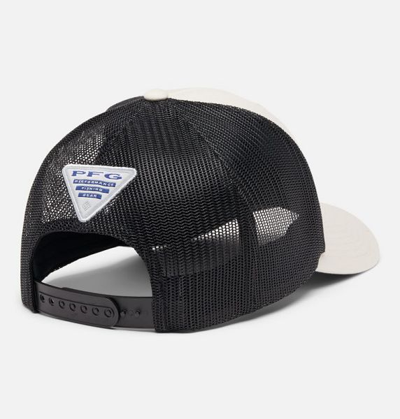 Women Columbia PFG Patch™ Mesh Snap Back Caps Dark Grey / Black | US-QUTBOV-619