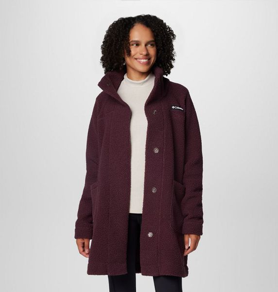 Women Columbia Panorama™ Long Parka Jackets Burgundy | US-GARYTB-021