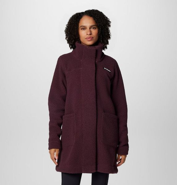 Women Columbia Panorama™ Long Parka Jackets Burgundy | US-GARYTB-021