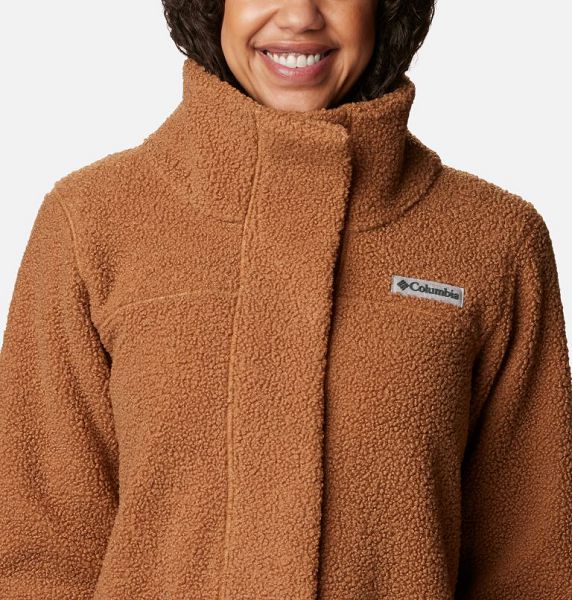 Women Columbia Panorama™ Long Parka Jackets Brown | US-QFUGSP-150