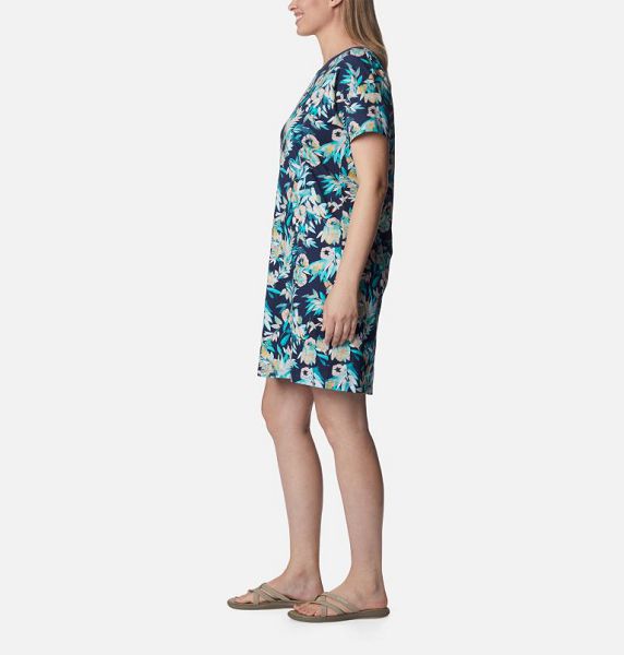 Women Columbia Park™ Printed Dress Light Turquoise | US-PTJXAR-028