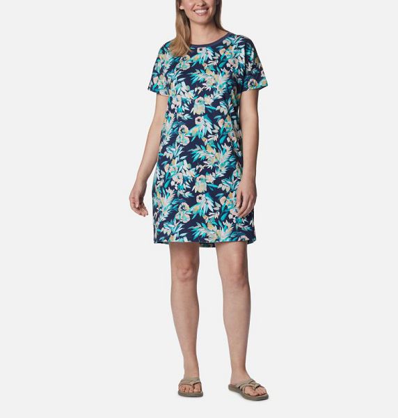 Women Columbia Park™ Printed Dress Light Turquoise | US-PTJXAR-028