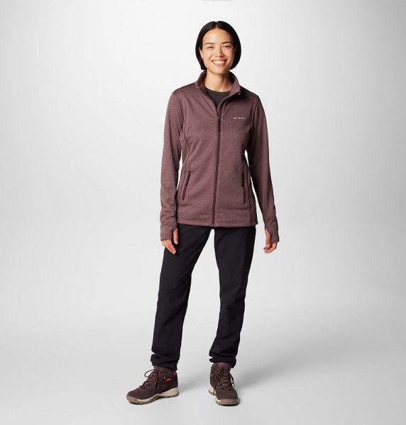 Women Columbia Park View™ Technical Fleece Jackets Burgundy | US-RYCDLO-521