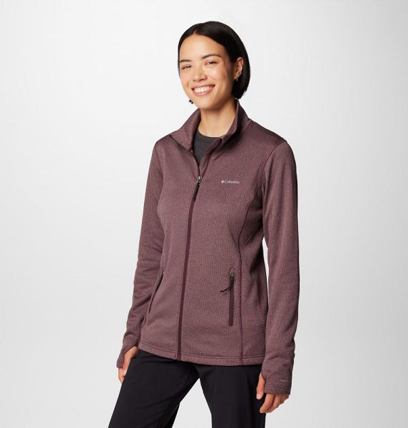 Women Columbia Park View™ Technical Fleece Jackets Burgundy | US-RYCDLO-521