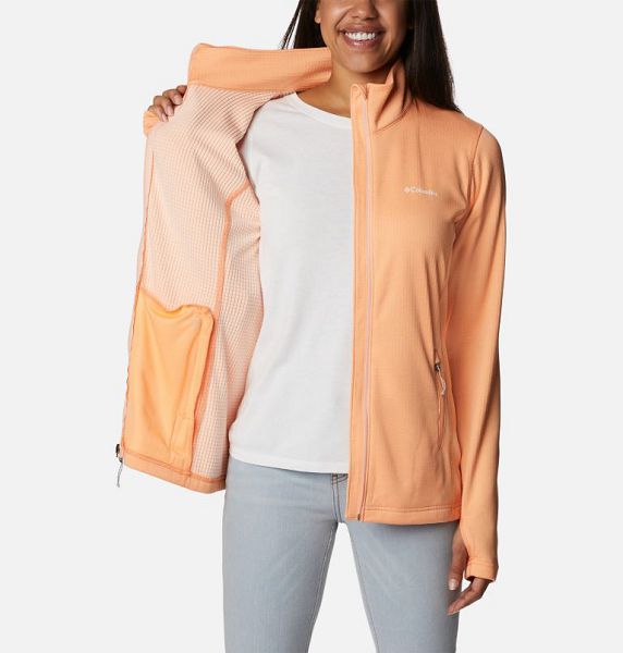 Women Columbia Park View™ Technical Fleece Jackets Coral | US-QYSNCO-958