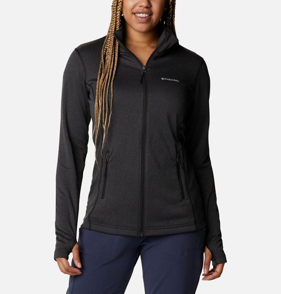 Women Columbia Park View™ Technical Fleece Jackets Black | US-QVMDAL-016