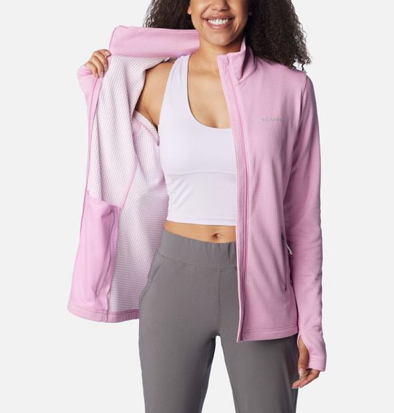 Women Columbia Park View™ Technical Fleece Jackets Pink | US-JANHKV-185