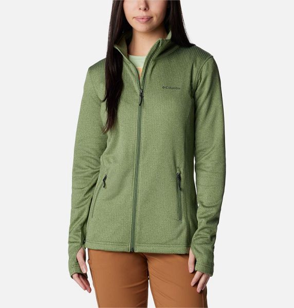 Women Columbia Park View™ Technical Fleece Jackets Green | US-UIGLSW-189