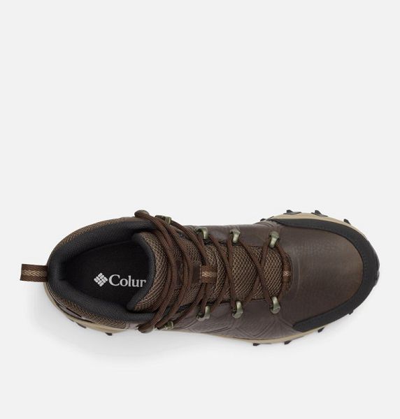 Women Columbia Peakfreak™ II Mid Outdry™ Leather Hiking Boots Dark Brown / Black | US-JUBYSI-209