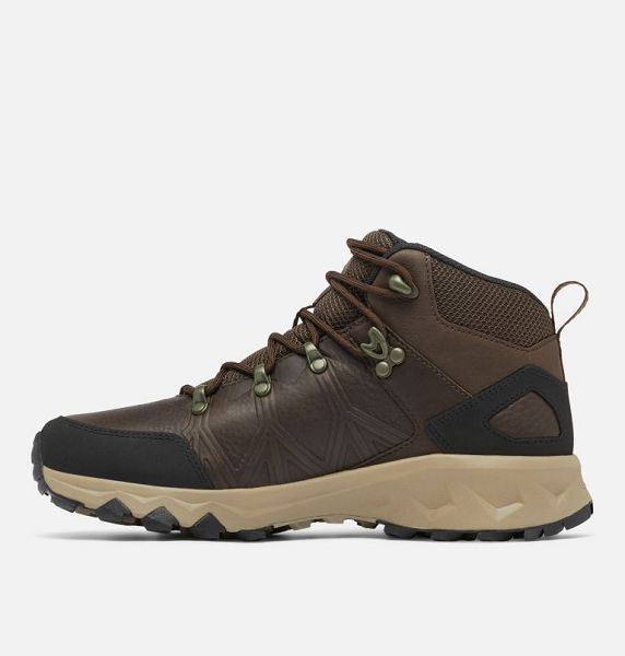 Women Columbia Peakfreak™ II Mid Outdry™ Leather Hiking Boots Dark Brown / Black | US-JUBYSI-209