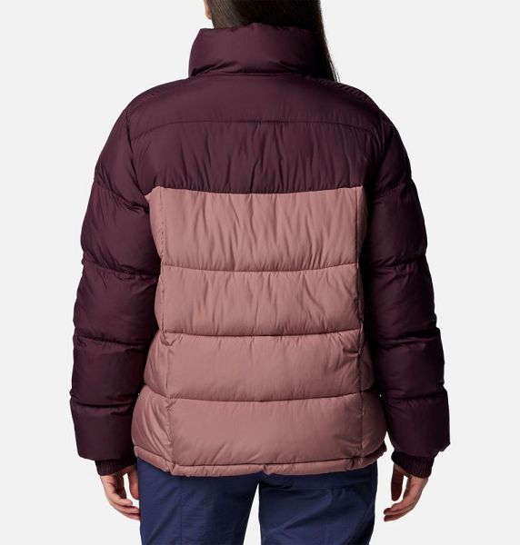 Women Columbia Pike Lake™ III Insulated Puffer Jacket Burgundy / Coral | US-NUMHAJ-894