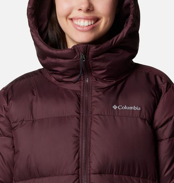 Women Columbia Pike Lake™ III Long Puffer Jacket Burgundy | US-SOGADE-824