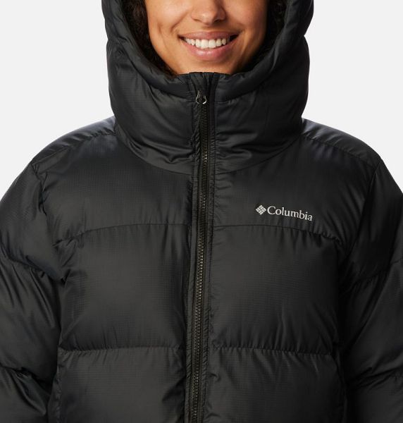 Women Columbia Pike Lake™ III Long Puffer Jacket Black | US-HVCLYX-517