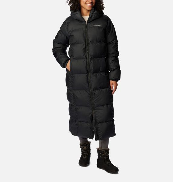 Women Columbia Pike Lake™ III Long Puffer Jacket Black | US-HVCLYX-517