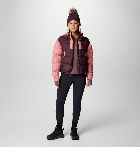 Women Columbia Pike Lake™ II Cropped Puffer Jacket Pink | US-WBAPHR-953