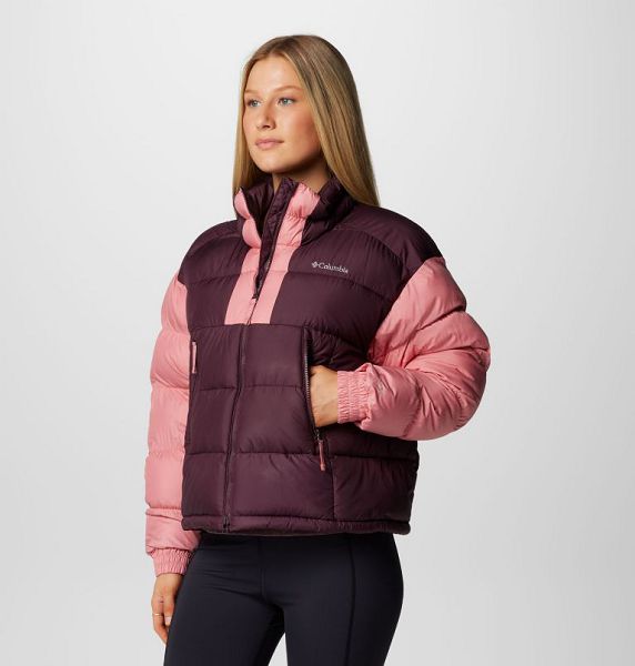 Women Columbia Pike Lake™ II Cropped Puffer Jacket Pink | US-WBAPHR-953