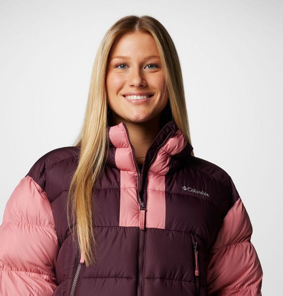 Women Columbia Pike Lake™ II Cropped Puffer Jacket Pink | US-WBAPHR-953