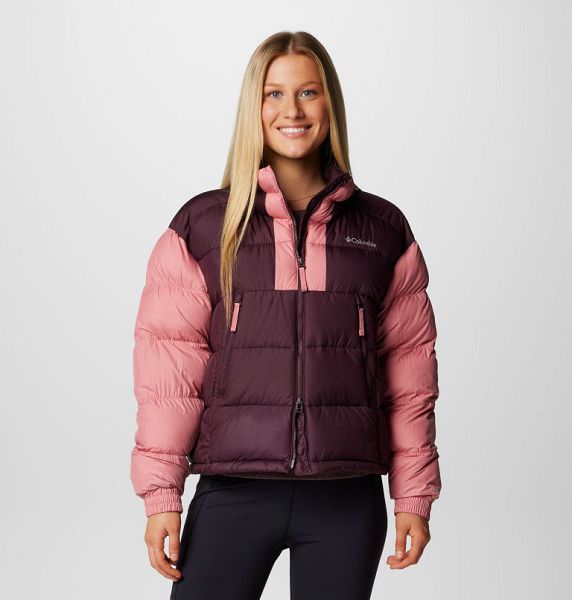 Women Columbia Pike Lake™ II Cropped Puffer Jacket Pink | US-WBAPHR-953