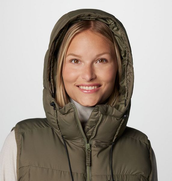 Women Columbia Pike Lake™ II Insulated Bodywarmer Puffer Jacket Grey / Green | US-WCHUBL-902