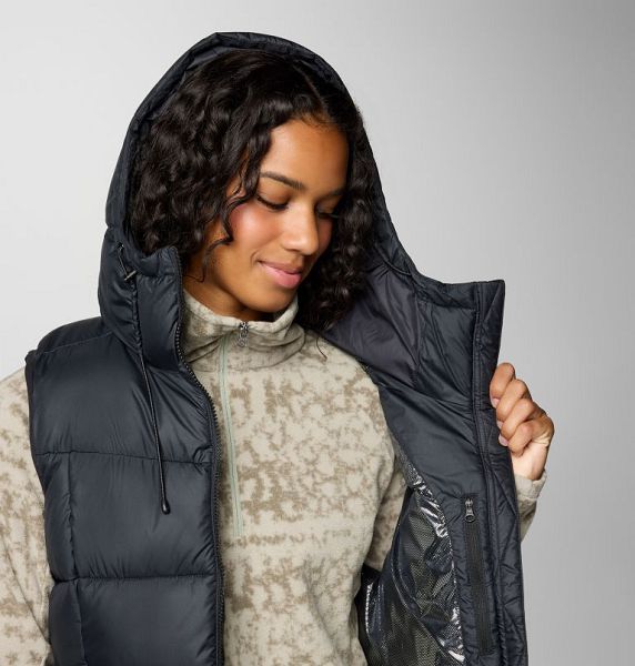 Women Columbia Pike Lake™ II Insulated Bodywarmer Puffer Jacket Black | US-UYSVZH-840