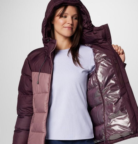 Women Columbia Pike Lake™ II Insulated Jackets Burgundy / Coral | US-RLFMIS-016